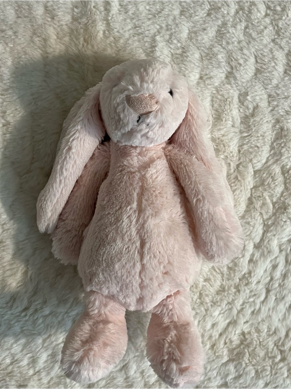 Jellycat London Pink Bashful Bunny Rabbit Plush Stuffed Animal 8” - Picture 2 of 6